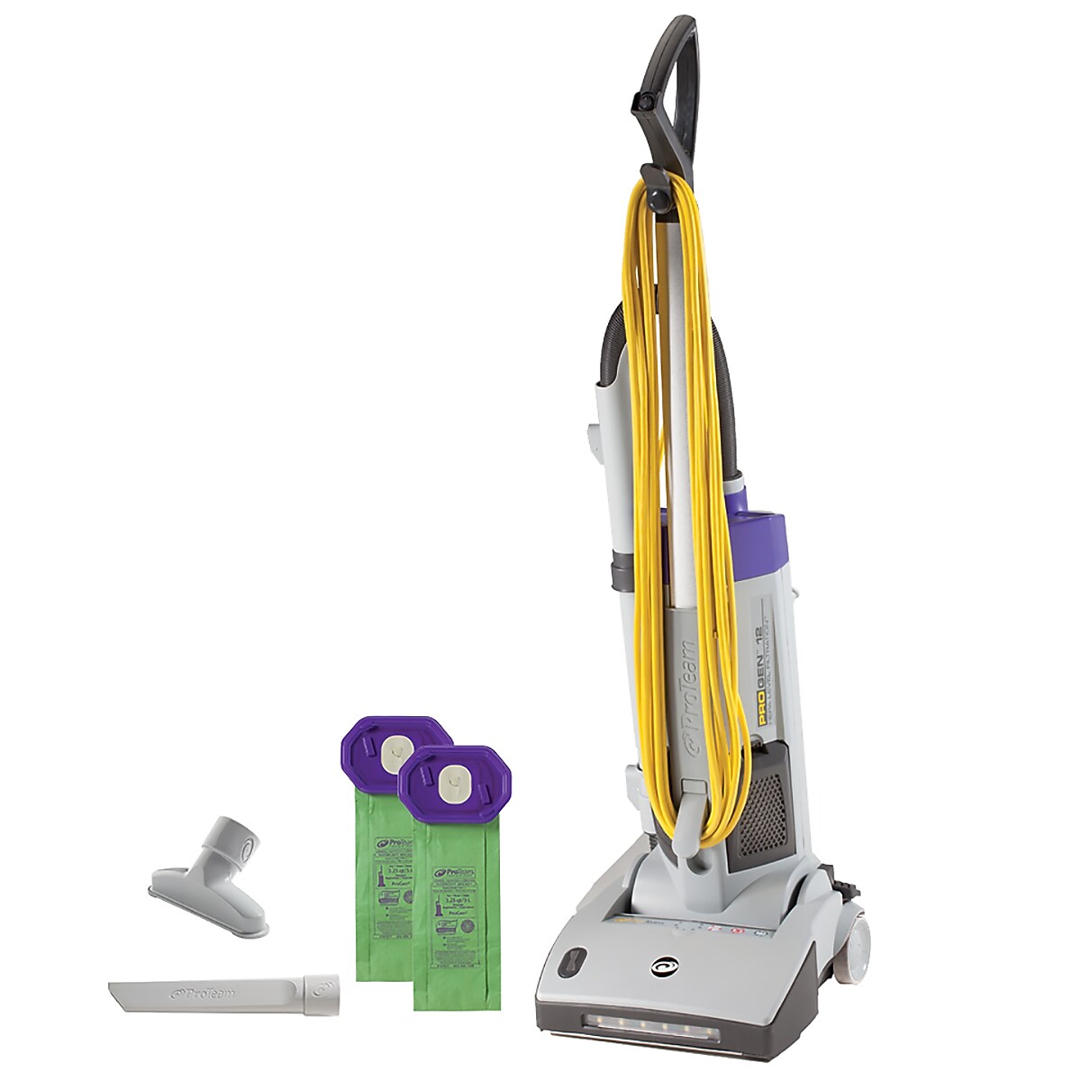 ProTeam ProGen 12 Upright Vacuum, Purple/Gray (107329)