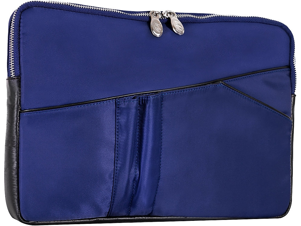 McKlein N Series AUBURN 15" Nylon Laptop Sleeve, Navy (18327MCK)