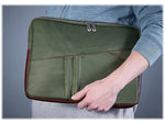 McKlein N Series AUBURN 15" Nylon Laptop Sleeve, Green (18321MCK)