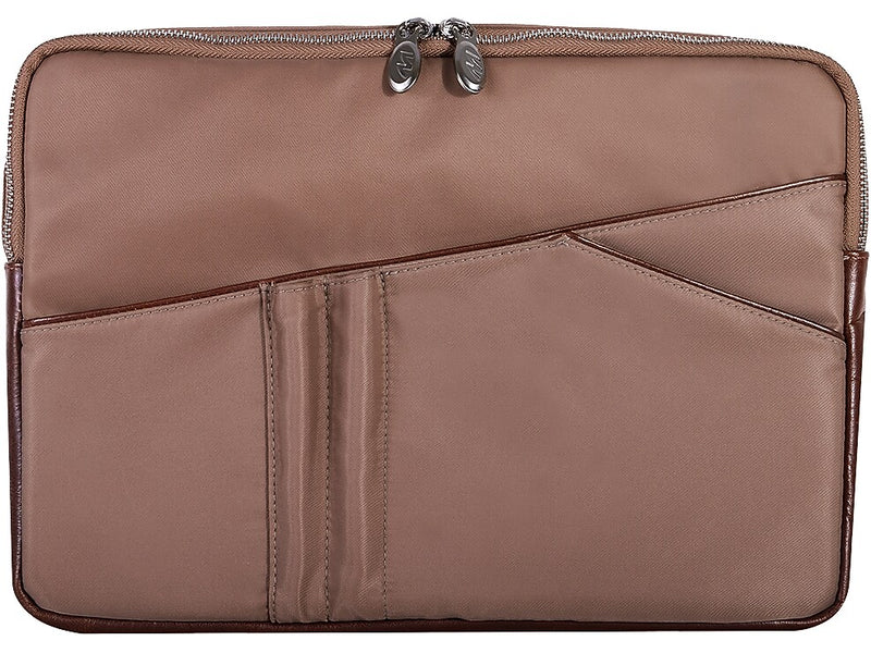 McKlein N Series AUBURN 15" Nylon Laptop Sleeve, Khaki (18324MCK)