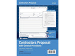 Adams 3-Part Carbonless Contractor Proposal Forms, 8.5" x 11.44", 50 Sets/Book (NC3819)