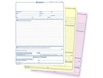 Adams 3-Part Carbonless Contractor Proposal Forms, 8.5" x 11.44", 50 Sets/Book (NC3819)