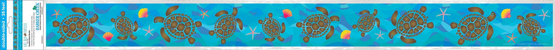 Barker Creek Double-Sided Border, 35" x 3", Kai Ola Sea Turtles, 12/Pack (BC915)