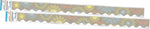 Barker Creek Double-Sided Scalloped Border, 36" x 2.25", Mindfulness Sunset, 26/Pack (BC4001)