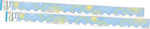 Barker Creek Double-Sided Scalloped Border, 36" x 2.25", Mindfulness Sunrise, 26/Pack (BC4007)