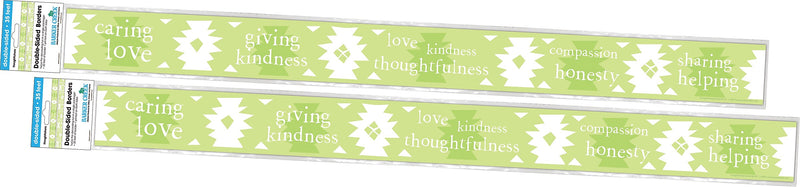 Barker Creek Double-Sided Border, 35" x 3", Thoughtfulness, 24/Pack (BC4006)