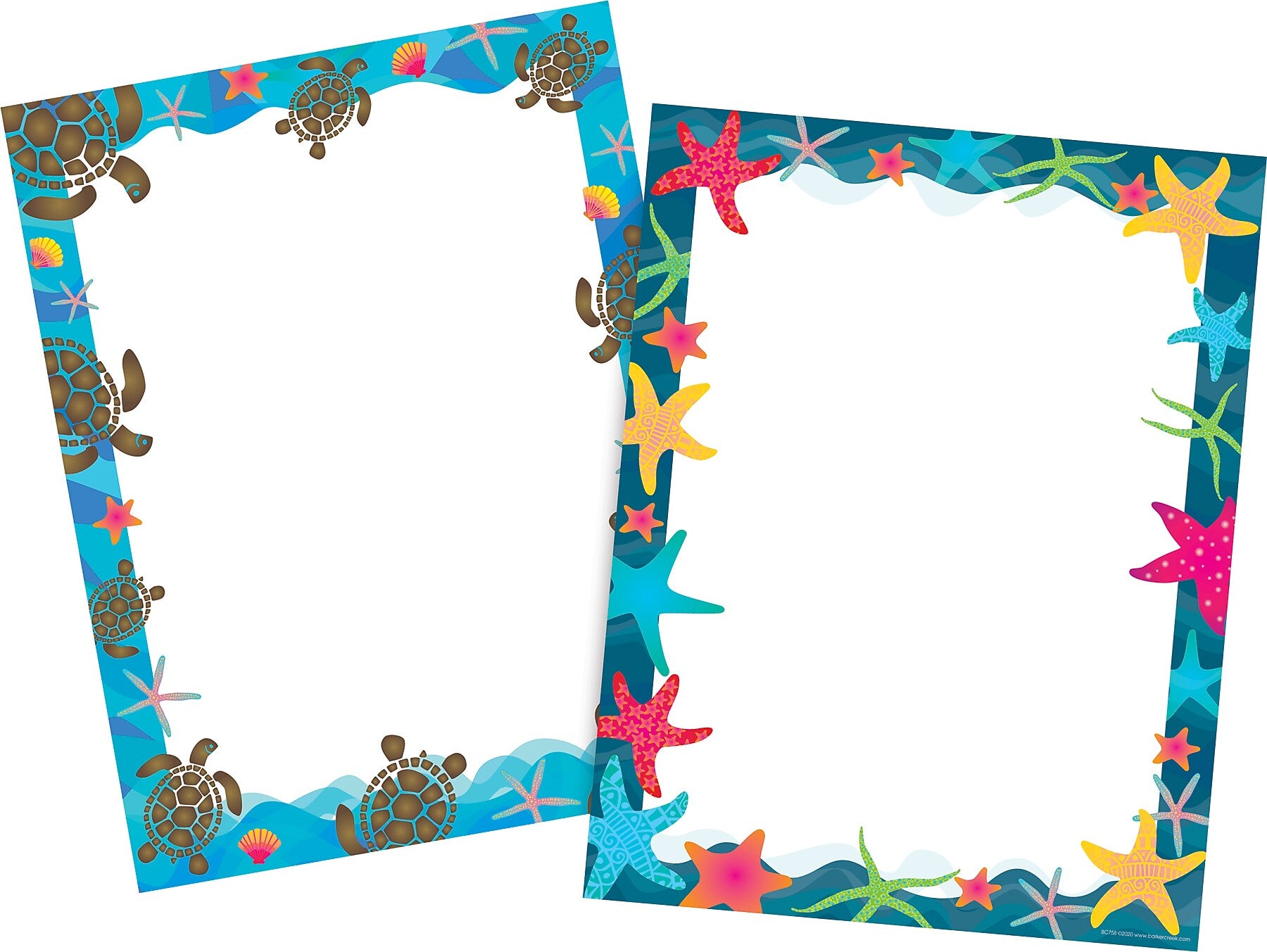 Barker Creek Kai Ola Computer Paper, 8.5" x 11", 60 lbs., Multicolored, 100 Sheets/Pack (BC4013)