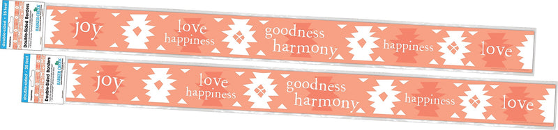 Barker Creek Double-Sided Border, 35" x 3", Happiness, 24/Pack (BC4004)