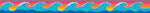 Barker Creek Double-Sided Border, 35" x 3", Kai Ola Sea Tropical Fish, 12/Pack (BC918)