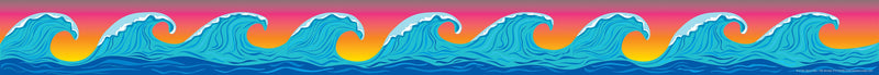 Barker Creek Double-Sided Border, 35" x 3", Kai Ola Sea Tropical Fish, 12/Pack (BC918)