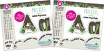 Barker Creek Petals & Prickles  4" Letters and Numbers, Multicolored, 510/Pack (BC3996)