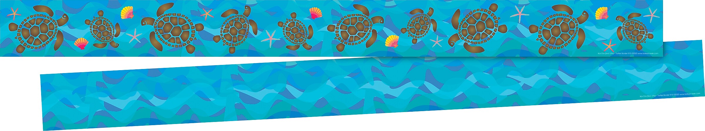 Barker Creek Double-Sided Border Set, 35" x 3", Kai Ola, 2 designs, 24/Set (BC4011)