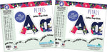 Barker Creek Petals & Prickles  4" Letters and Numbers, Multicolored, 510/Pack (BC3982)