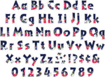 Barker Creek Petals & Prickles  4" Letters and Numbers, Multicolored, 510/Pack (BC3982)