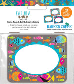 Barker Creek Self-adhesive Kai Ola School Name Tags, 2.75" x 3.5", 45/Pack (BC1535)