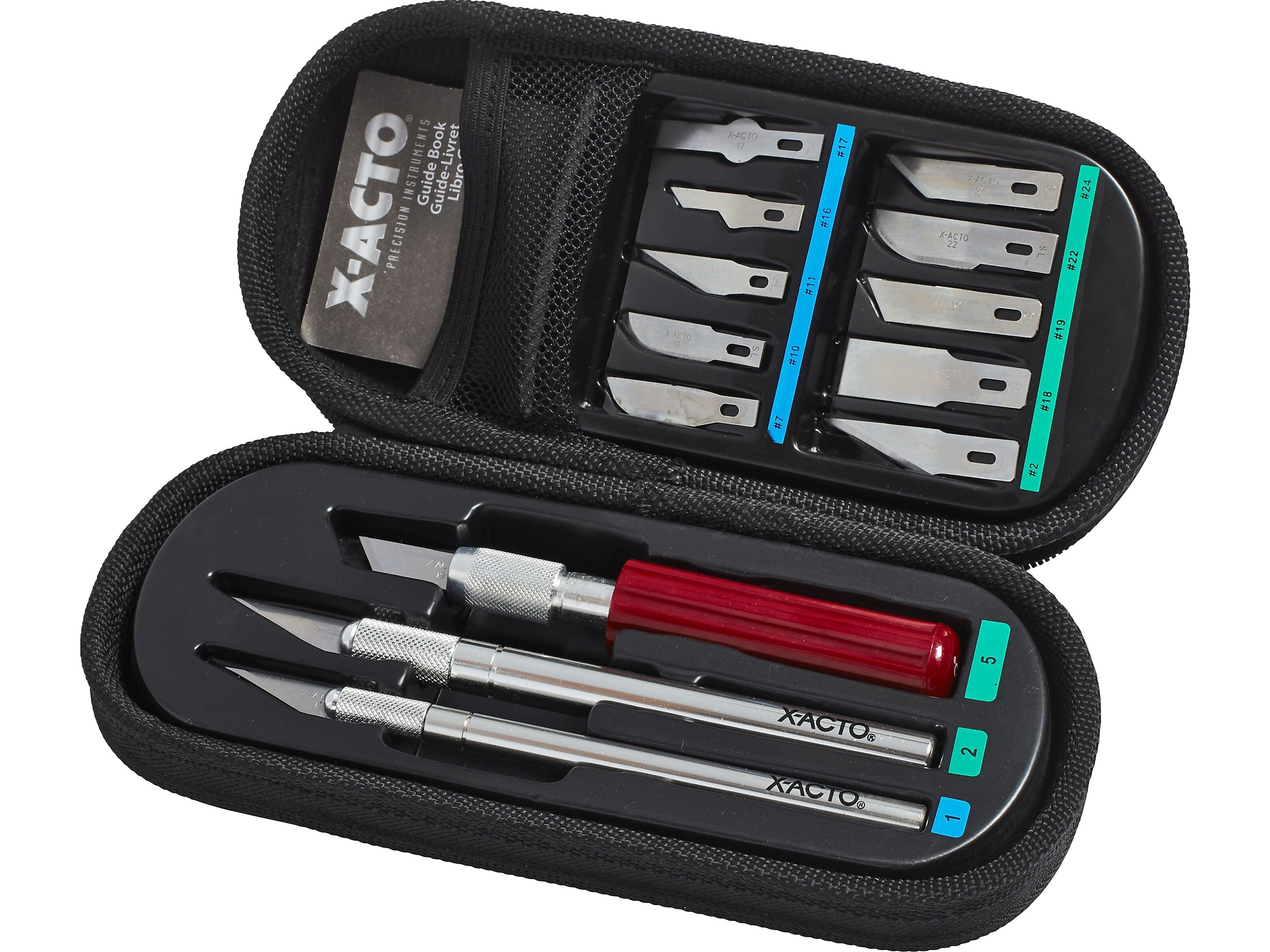 X-ACTO Basic Knife Set, Assorted, 3 Knives & 13 Blades/Pack (X5285)