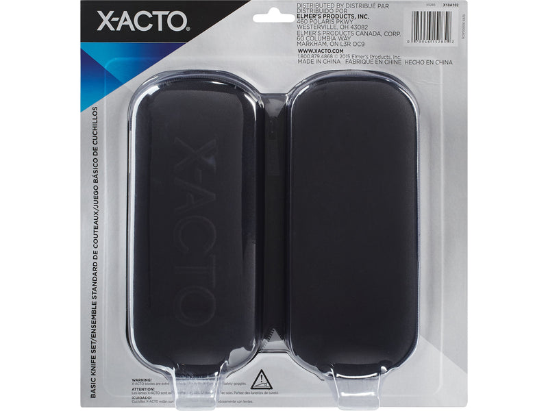 X-ACTO Basic Knife Set, Assorted, 3 Knives & 13 Blades/Pack (X5285)