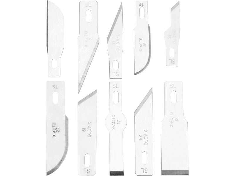 X-ACTO Basic Knife Set, Assorted, 3 Knives & 13 Blades/Pack (X5285)