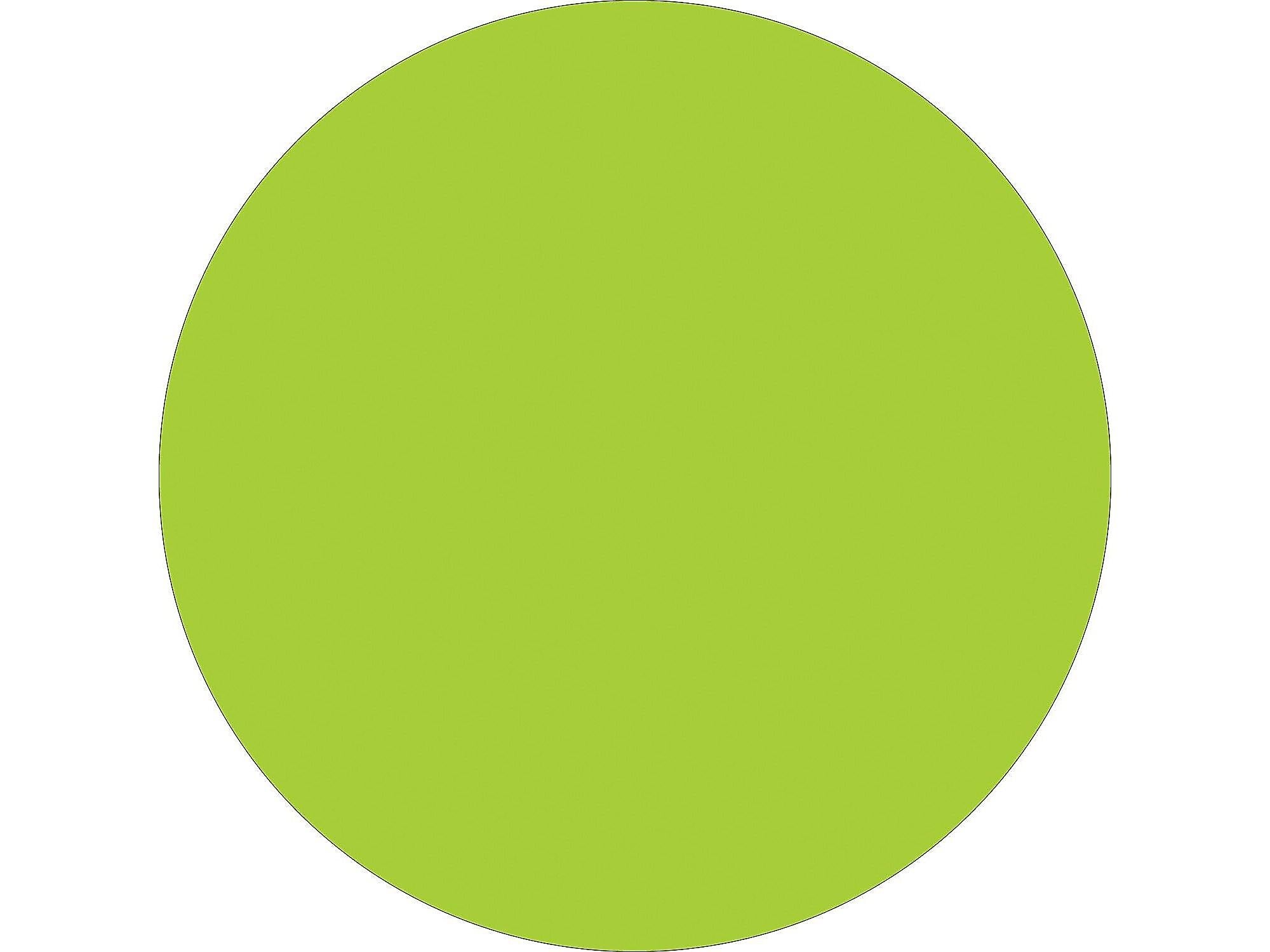 Tape Logic Circle 2" Inventory Labels, Green, 500/Roll (DL613J)