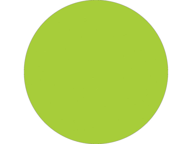 Tape Logic Circle 2" Inventory Labels, Green, 500/Roll (DL613J)