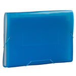 JAM Paper® 13 Pocket Plastic Expanding File, Accordion Folders, Legal Size, 10 x 15, Blue, Sold Individually (419EX13BU)