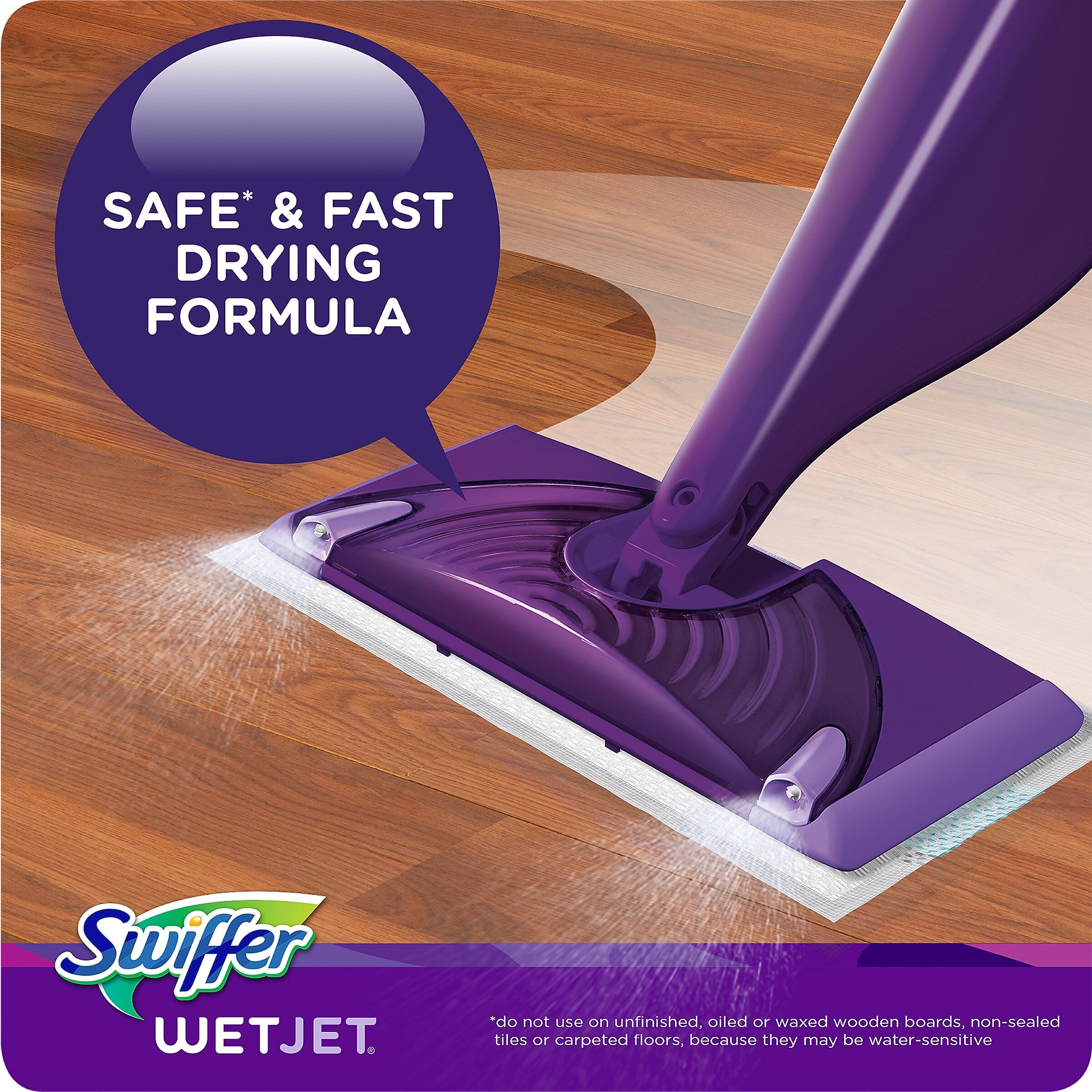 Swiffer WetJet Floor Cleaner & Restorer Refill, Gain Scent, 42.2 oz. (83061)