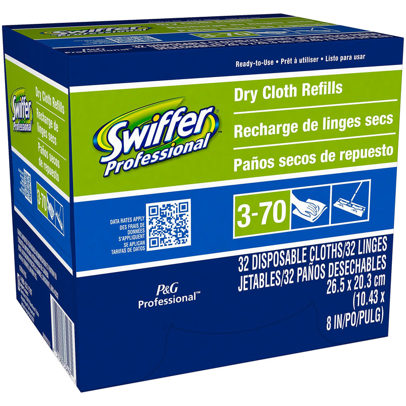 Swiffer Professional Duster Dry Cloth Sweeping Pad Refills for Swiffer Sweeper, 32/Pack (33407)