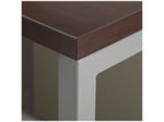 Bush Business Furniture Easy Office 66"H x 60"W 2 Person Back to Back Cubicle Panel Workstation, Mocha Cherry (EODH46SMR-03K)