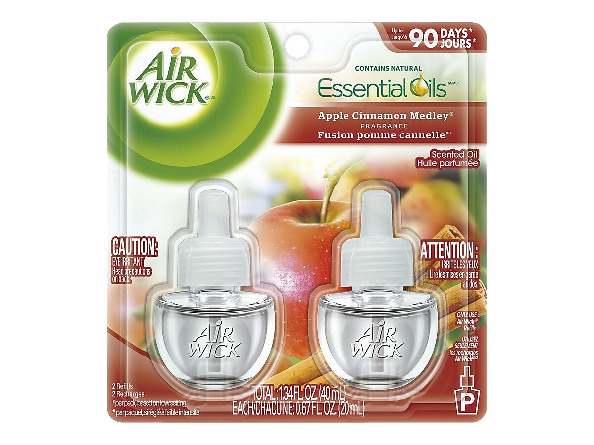 Air Wick Scented Oil Automatic Aerosol Air System, Bakery, 0.7 Oz., 2/Pack (6233880420)
