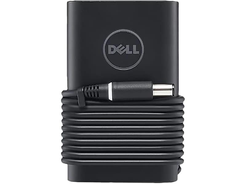 Dell 65W Slim Adapter for Dell Latitude, Inspiron, Chromebook, Black (492-BBOU)