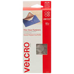 Velcro® Brand 3/4" Sticky Back Hook & Loop Fastener Dots, Clear, 200/Pack (VEL151)