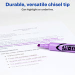 Avery Hi-Liter Tank Highlighter, Chisel Tip, Purple, Dozen (24060)