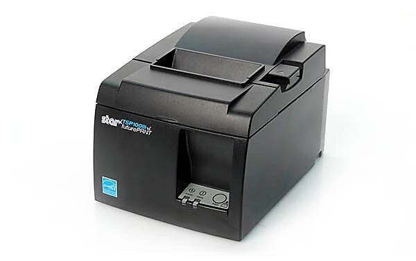 Star Micronics TSP143IIILAN Direct Thermal POS Receipt Printer, Ethernet (LAN), Gray