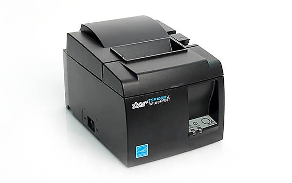 Star Micronics TSP143IIILAN Direct Thermal POS Receipt Printer, Ethernet (LAN), Gray