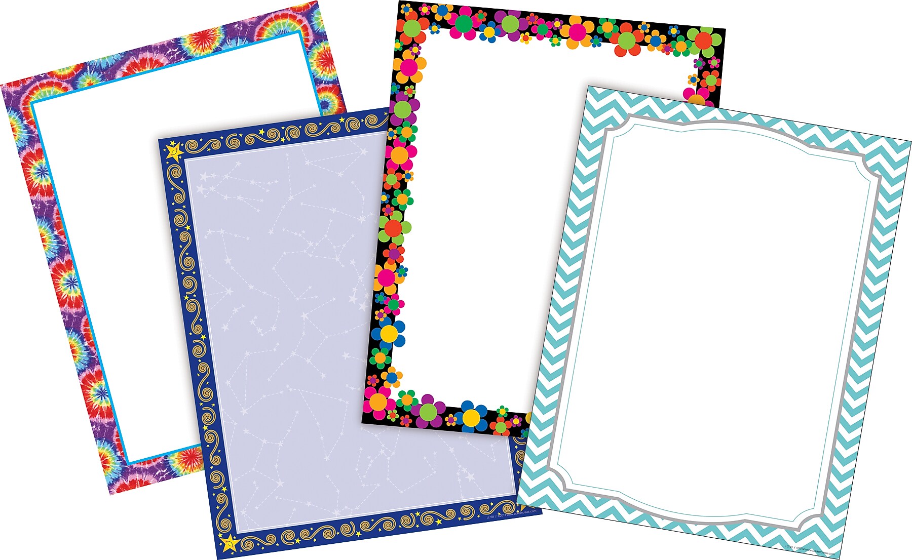 Barker Creek Customer Favorites Computer Paper, 8.5" x 11", 60 lbs., Assorted Colors, 200 Sheets/Pack (3555)