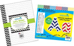 Barker Creek Chevron  4" Letters and Numbers, Multicolored, 305/Pack (5000)