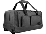 Solo New York Leroy Rolling 22" Polyester Telescoping Travel Duffel with Wheels, Gray (USLUBN98010)