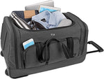 Solo New York Leroy Rolling 22" Polyester Telescoping Travel Duffel with Wheels, Gray (USLUBN98010)