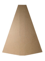 Lineco Glue-On Double Wing Easel Backs, Size 18", Natural, Pack of 25 (L328-2318D)