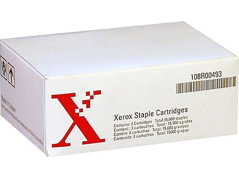 Xerox Staple Cartridges, 3/Pack (XER108R493)