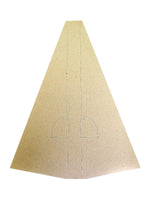 Lineco Glue-On Double Wing Easel Backs, Size 36", Natural, Pack of 25 (L328-2336D)