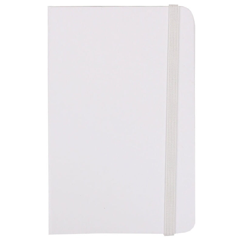 JAM Paper 1-Subject Pocket Notebook, 3.75" x 5.625", Narrow Ruled, 100 Sheets, White (340526606)