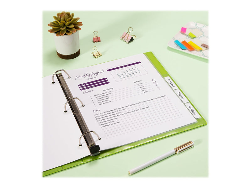 Avery Big Tab Insertable Plastic Dividers, 5 Tab, Clear (11835)