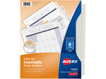 Avery Big Tab Insertable Plastic Dividers, 8 Tab, Clear (11836)