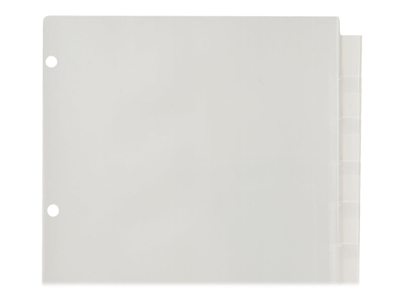 Avery Big Tab Insertable Plastic Dividers, 8 Tab, Clear (11836)