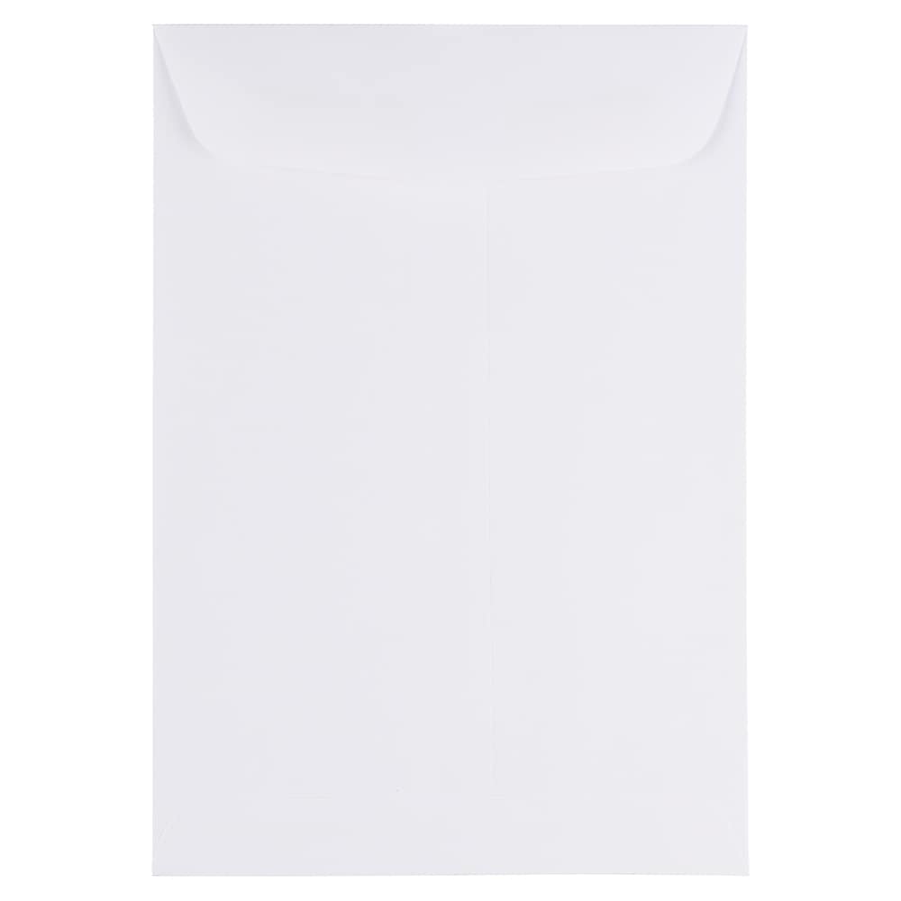JAM Paper Open End Catalog Envelope, 7" x 10", White, 1000/Carton (01623194B)