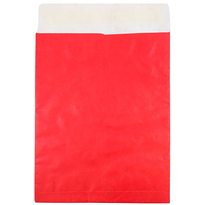JAM Paper Tear-Proof Tyvek Open End Catalog Envelopes, 11.5" x 14.5", Red, 25/Pack (V021388)