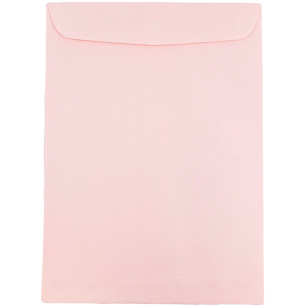 JAM Paper 6" x 9" Open End Catalog Envelopes, Baby Pink, 10/Pack (51285797B)