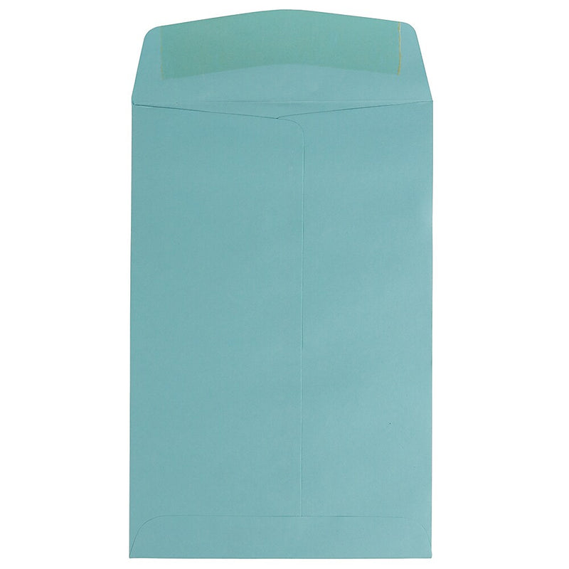 JAM Paper 6" x 9" Open End Catalog Envelopes, Aqua Blue, 10/Pack (31287520C)