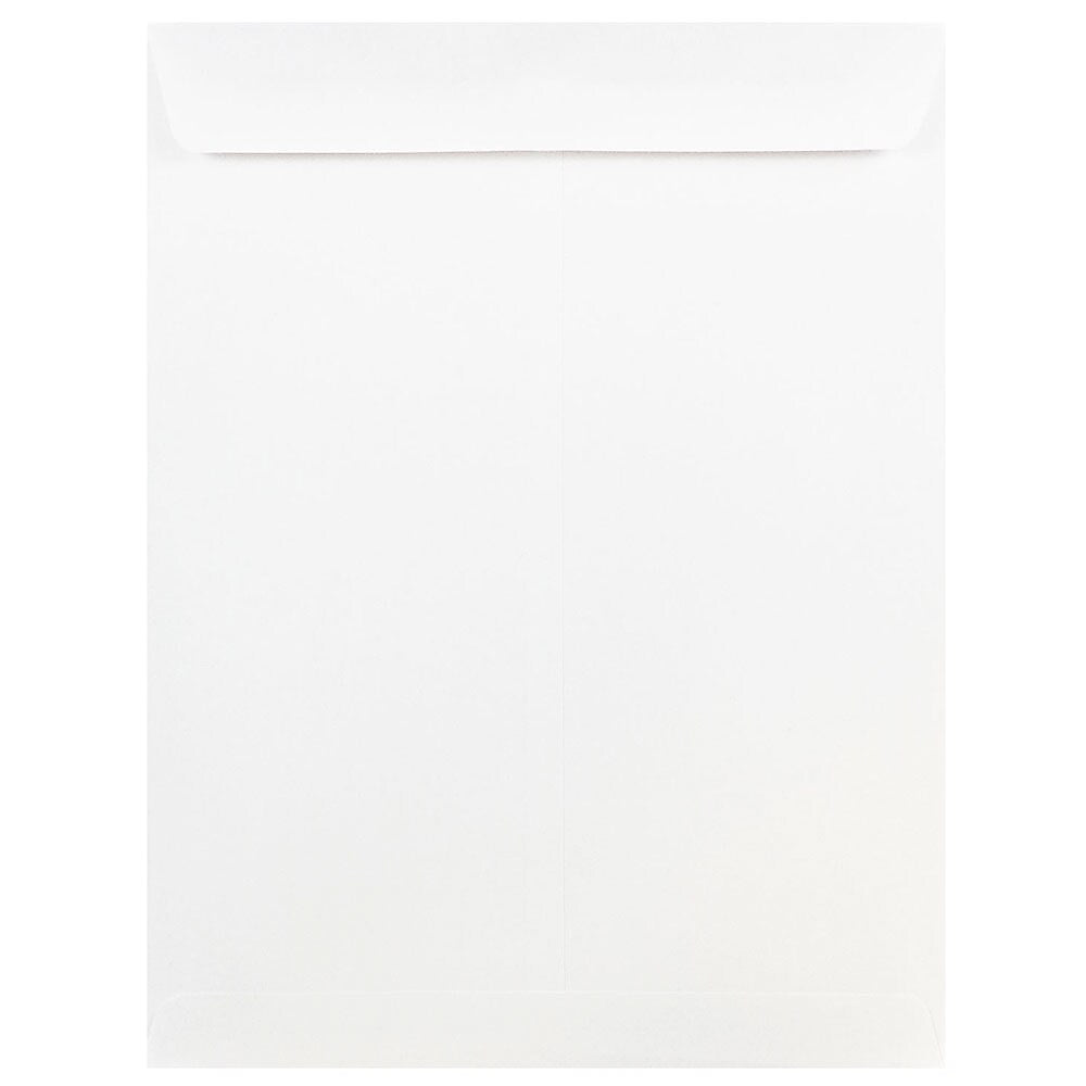 JAM Paper Open End Catalog Envelope, 9" x 12", White, 1000/Carton (01623197B)